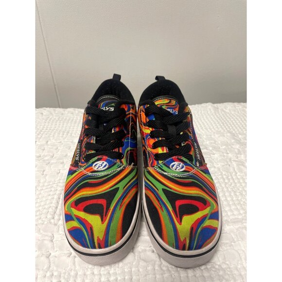 Heelys Skate Men\'s Shoes/Sneakers Rainbow Swirl design Size 7 SKU 2120 main image 5